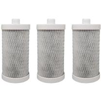 3 Refis Filtros Carbon Block 7" Com Rosca