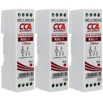 3 Relé De Interface Acoplador 110 Vca 1 Contato Reversível 3 Relé De Interface Acoplador 110 Vca 1 Contato Reversível