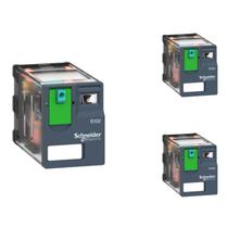 3 Relé Miniatura 24V Schneider 4C/O 6A 24VCC RXM4AB1BD