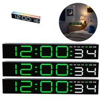 3 Relógios Digital Led de Mesa com Despertador30cm