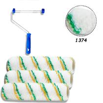 3 Rolo Pintura Antirrespingo 23cm 1374 Tigre 1 Suporte 1301