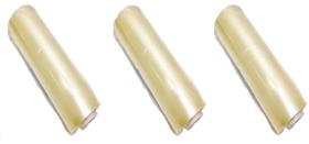 3 Rolos Bobina Plastico De Filme Pvc 38cm X 300 Metros