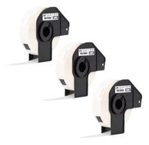 3 Rolos Etiqueta Compativel P/ Brother Dk-1203 Ql800 17x87mm 3 Rolos Etiqueta Compativel P/ Brother Dk-1203 Ql800 17x87mm