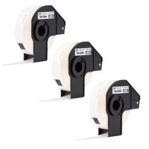 3 Rolos Etiqueta Compativel P/ Brother Dk-1203 Ql800 17x87mm 3 Rolos Etiqueta Compativel P/ Brother Dk-1203 Ql800 17x87mm