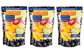 3 Sabonete Liquido Alcaçuz E Manga Glicerinado 450ml Sachê 3 Sabonete Liquido Alcaçuz E Manga Glicerinado 450ml Sachê