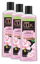 3 Sabonete Líquido Lux Rosas Francesas Hidraflorais 250ml