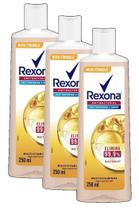 3 Sabonete Liquido Rexona Antibacterial Multivitaminas 250ML