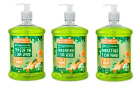 3 Sabonete Liquido Tangerina E Chá Verde Glicerina 1 L Cada 3 Sabonete Liquido Tangerina E Chá Verde Glicerina 1 L Cada