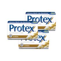 3 Sabonetes Protex Aveia 85g Cada 3 Sabonetes Protex Aveia 85g Cada