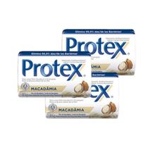 3 Sabonetes Protex Macadâmia 85g Cada 3 Sabonetes Protex Macadâmia 85g Cada