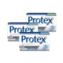 3 Sabonetes Protex Original 85g Cada Limpeza Profunda 3 Sabonetes Protex Original 85g Cada Limpeza Profunda