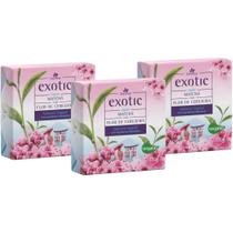 3 Sabonetes Vegetal Hidratante Japan Exotic 170g Davene