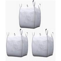 3 Saco Big Bag Resistente Base Fechada Boca Aberta 1000kg C1com 3un 3 Saco Big Bag Resistente Base Fechada Boca Aberta 1000kg C1com 3un