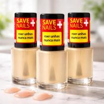 3 Save Nails Roer Unhas Nunca Mais Cora 9ml 3 Save Nails Roer Unhas Nunca Mais Cora 9ml