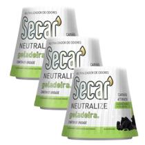 3 Secar Neutralizador Odor Geladeira Peixe Cebola Odores Desagradáveis Sem Cheiro Carvão Ativado Carbono Não Altera Sabor Neutralize