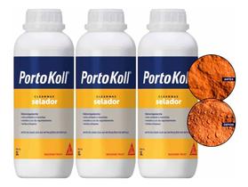 3 Selador Cleanmax Para Rejunte Portokoll 1l Hidrorepelente