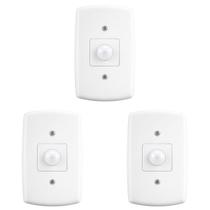 3 Sensor de Presença de Parede Embutir 42 MPE-20 Bivolt