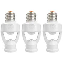 3 Sensor de Presença Inteligente Soquete E27 Smart X-Control