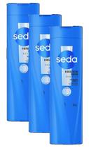 3 Shampoo Seda Anticaspa Cocriações Hidratação Diária 325ml