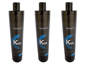 3 Shaving Gel de 1 Litro 3 Shaving Gel de 1 Litro