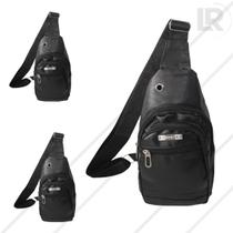 3 Sholder Bag Transversal Masculino Preto