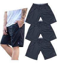 3 Short Bermuda Premium Dry Fit Academia Esportivo Verão Corrida 102