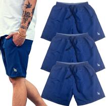 3 Shorts Bermuda Masc Adulto Tactel Praia Surf 042