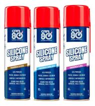 3 Silicone Spray Floral Carro Novo Classic Lubrificante 3 Silicone Spray Floral Carro Novo Classic Lubrificante