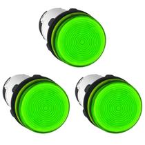 3 Sinaleiro Verde 22mm Para Lâmpada Ba9s 250v Schneider 3 Sinaleiro Verde 22mm Para Lâmpada Ba9s 250v Schneider