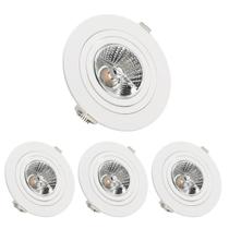 3 Spot Embutido Redondo Save Enerny GU10 Ar70 Face Plana