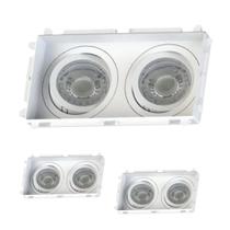 3 Spots Duplo de Embutir Par20 com Base E27 Save Energy