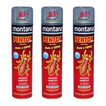 3 Spray Anti Cupim E Brocas Pentox Base Agua 400ml Montana 3 Spray Anti Cupim E Brocas Pentox Base Agua 400ml Montana