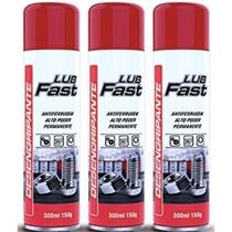 3 Spray Óleo Lubrificante Desengripante 300ml Antiferrugem