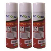 3 Spray Tinta Branca Forno Microondas Daxxia 300ml