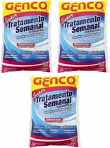 3 Super Tratamento Semanal Genco Para Piscina Oxigenco 400g 3 Super Tratamento Semanal Genco Para Piscina Oxigenco 400g