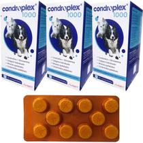 3 Suplemento Alimentar Condroplex 1000 Palatáveis Cães Gatos 180 comprimidos Avert