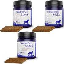 3 Suplemento Alimentar Sabor Carne Palatáveis Condroplex 135 Sticks 945g Avert