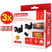 3 Suporte para TV Universal até 100 polegadas 100kg - SBRU750