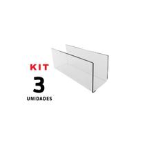 3 Suporte Porta Guardanapo Acrílico