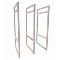 3 Suporte Prateleira Duplo Estilo Industrial Parede Teto
