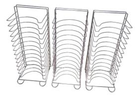 3 Suportes Organizador Para Forma De Pizza 35 A 42 Cm 3 Suportes Organizador Para Forma De Pizza 35 A 42 Cm