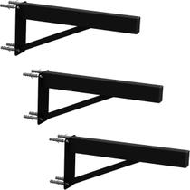 3 suportes pia parafusar bancada aparador 60 cm preto