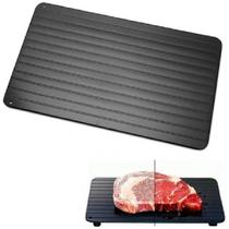 3 Tábua Mágica de Alumínio P/ Descongelar Alimentos 30x20cm