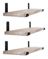 3 Tabuas Organizadora C/ Suporte De Metal Para Home 100x50x20