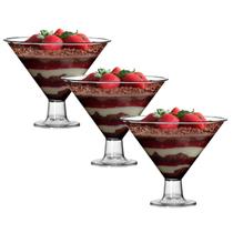 3 Taças De Acrílico Martine Grande