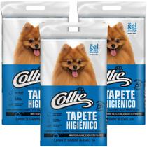 3 Tapetes Higiênico Para Cães 80cm x 60cm Collie 30 Unidades 3 Tapetes Higiênico Para Cães 80cm x 60cm Collie 30 Unidades