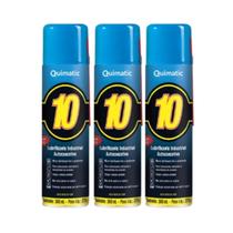 3 Tapmatic 10 Spray Lubrificante Industrial Não Oleoso Aerossol Quimatic 300ml Lubrificante Seco Anticorrosivo Alta Performance 3 Tapmatic 10 Spray Lubrificante Industrial Não Oleoso Aerossol Quimatic 300ml Lubrificante Seco Anticorrosivo Alta Performance