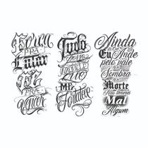 3 Tatuagens Temporárias Frases 2