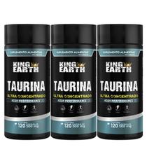 3 Taurina 120 Cápsulas 500mg King Earth 3 Taurina 120 Cápsulas 500mg King Earth