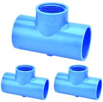 3 TE 50mm Soldável x 3/4 derivação Roscável Irrigação Amanco 3 TE 50mm Soldável x 3/4 derivação Roscável Irrigação Amanco